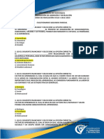 Cuestionario Segundo Parcial Pedagogia