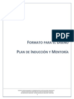 Formato para El Diseño Plan de Inducción y Mentoría 2021