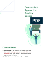 Constructivist Approach in Teaching Science