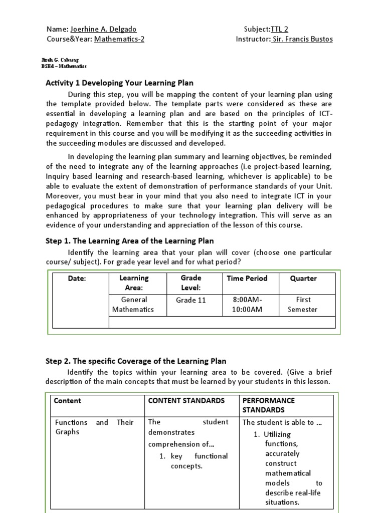 Module 3 Lesson 1page 55-86. | PDF | Learning | Function (Mathematics)