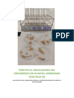 Efecto inhibidor del ABA en la germinación de semillas de garbanzo