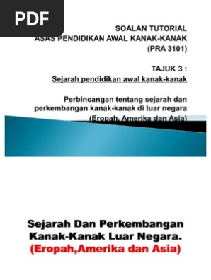 An Pendidikan Awal Kanak Kanak 2 B Pdf