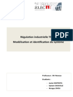 Regul Industrie-TP 1 Modelisation Et Identification de Systemes