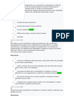 Gestão Da Qualidade e Produtividade Prova