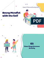 Being Mindful With The Self - Asynchronous Activity