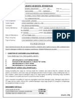 JOINT SURVEY FINDINGS - (02x20') - BL COSU6331314990