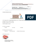 evaluacion ciencias 7 ° mayo