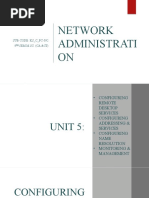 Lecture Notes Unit 5 Network Administration