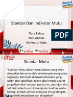 ppt Standar Dan Indikator Mutu