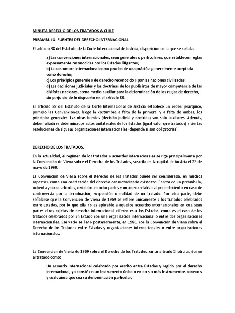 Derecho de Los Tratados-2 | Descargar gratis PDF | Tratado | Convenio ...