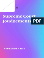 SC Judgements Sep 2022