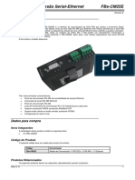 Boards conversão serial-ethernet FBs-CM25E