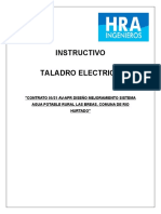 19 - Instructivo - Taladro Electrico