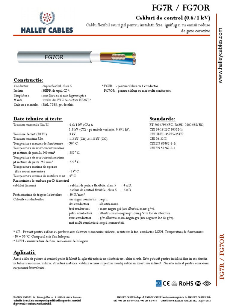 FG7R FG7OR Romana | PDF