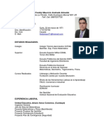 CV Freddy Andrade