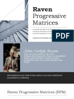 Raven Progressive Matrices RPM (CPM, SPM, APM)