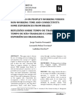 Reflections On People's Working Versus Non-Working Time and Connectivity