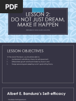 Lesson 2 DREAM BELIEVE SURVIVE