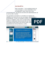 Gramática normativa: reglas y recomendaciones para el uso correcto de una lengua