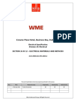 1515-WME-ELE-SPE-260512 - Electrical Materials and Methods