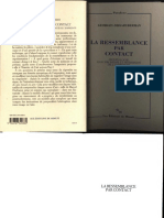 Georges Didi Huberman La Ressemblance Par Contact Archéologie Anachronisme Et Modernité de Lempreinte