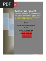 Marketing Project- Manik