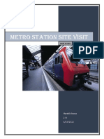 Metro Station Site Visit