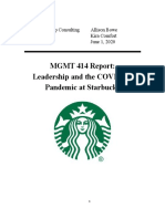 MGMT 414 Starbucks Report