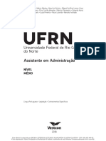 Apostila Assistente em ADM UFRN 2018