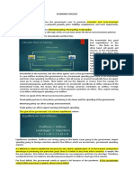 Economic Policies Notes