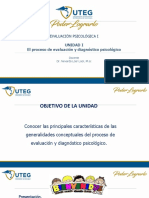 1 Uteg - Evaluacion Psicologica I Unidad I