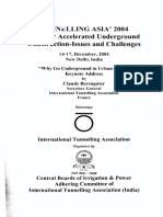 Tunnelling Asia' 2004 Need For Accelerated Underground Construction-Issues and Challenges