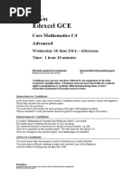 VCE Mathematical Methods Formula Sheet | PDF | Area | Mathematics