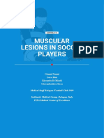 Muscular lesions in soccer players