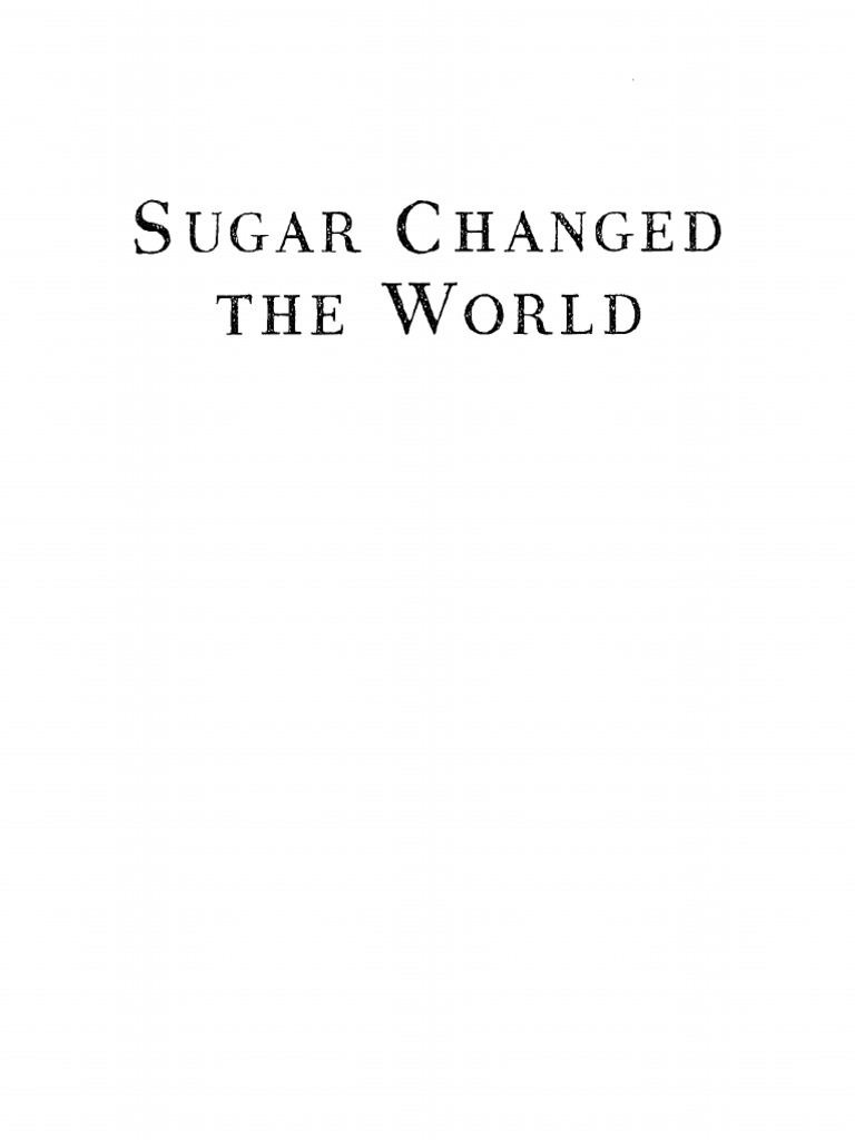 Sugar changed the world pdf
