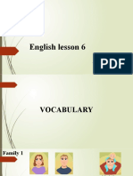 English Lesson 6