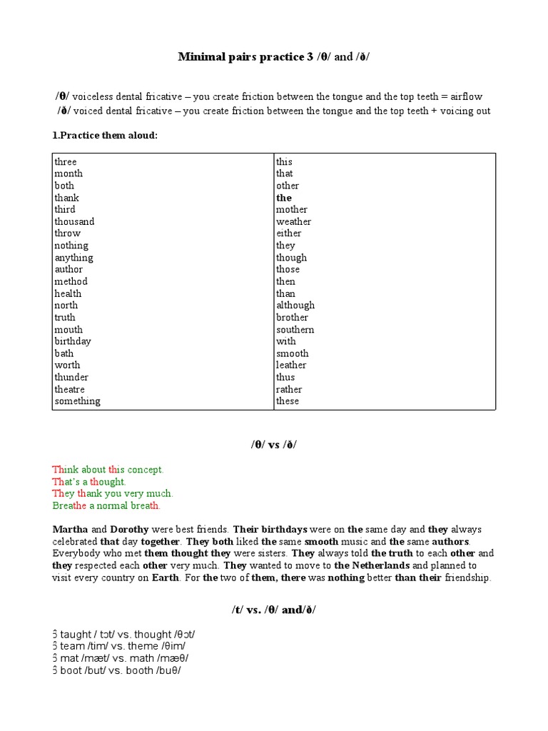 What Are Minimal Pairs In Linguistics