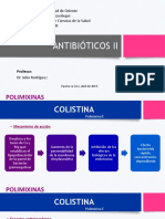 Antibióticos II: Polimixinas, Oxazolidonas, Tetraciclinas y Quinolonas