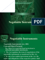 Negotiable Instrument