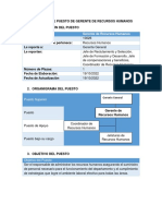 Gerente de Recursos Humanos