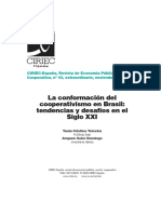 La Conformación Del Cooperativismo en Brasil - Tendencias y Desafíos en El Siglo XXI