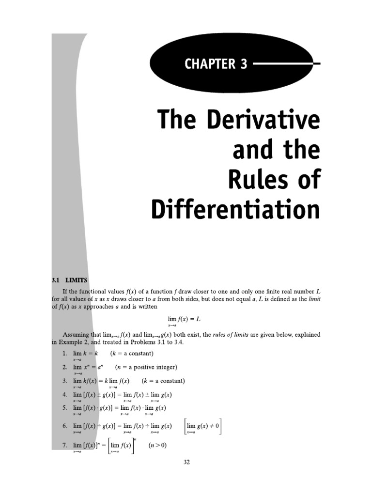 Derivatives I | PDF
