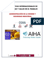 Normativas Internacionales de Seguridad y Salud en El Trabajo