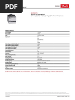 Danfoss-Electronic-soft-starter-MCI-25C - Specs Sheet - 037N0077