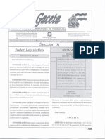 Gaceta Reformas Ley Servicio Diplomático y Consular