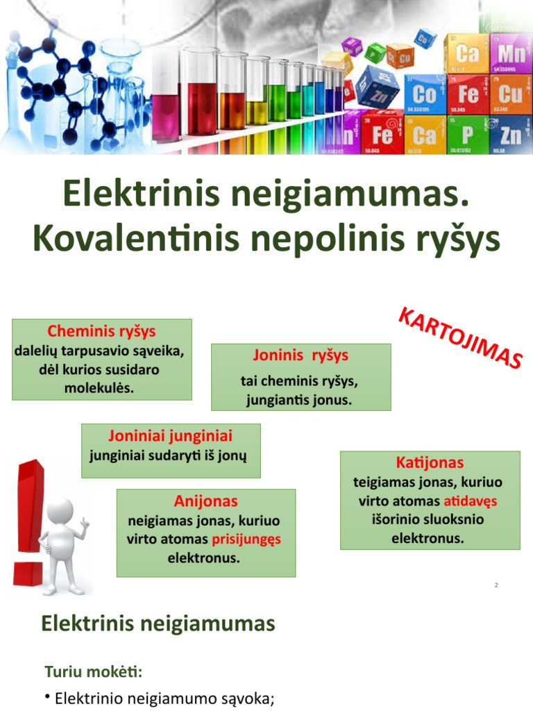 En. Kovalentinis Rysys. 9kl | PDF