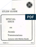 Atomic Transmutations-Michio Kushi