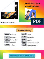 Simple Present Afirmative and Negative