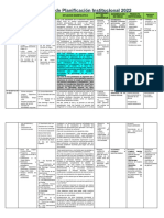 Matriz de Planificacion