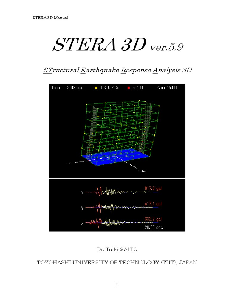 STERA 3D Manual Guide | PDF | Beam (Structure) | Hysteresis